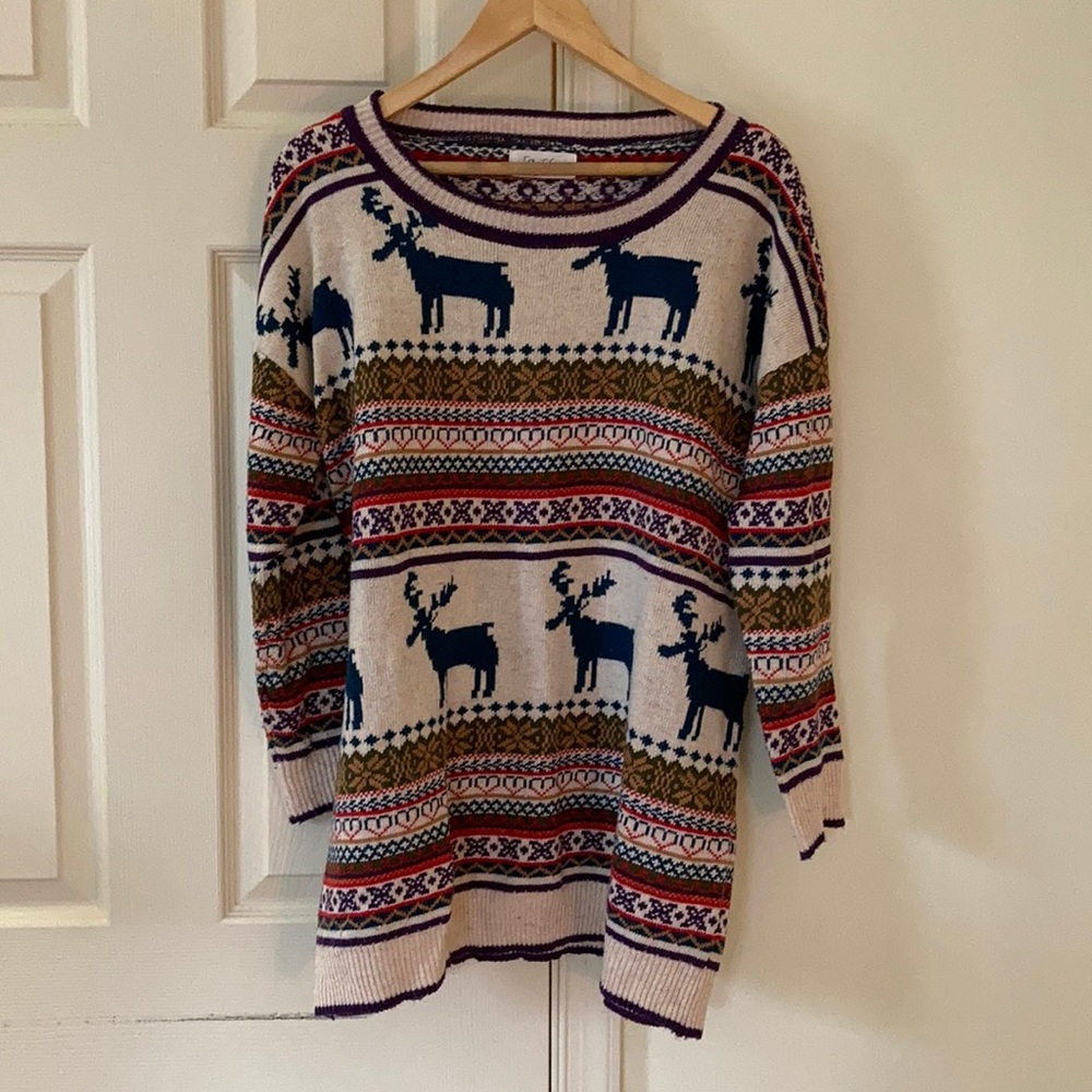 Oversized Wool-Blend Sweater